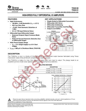 THS4141CDR datasheet  